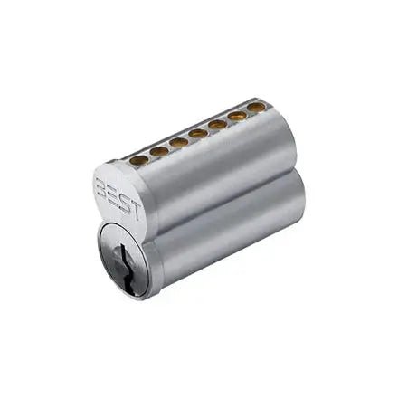 Best 1C7 7-pin Standard Uncombinated SFIC Core, 626 Satin Chrome Finish - Central Security