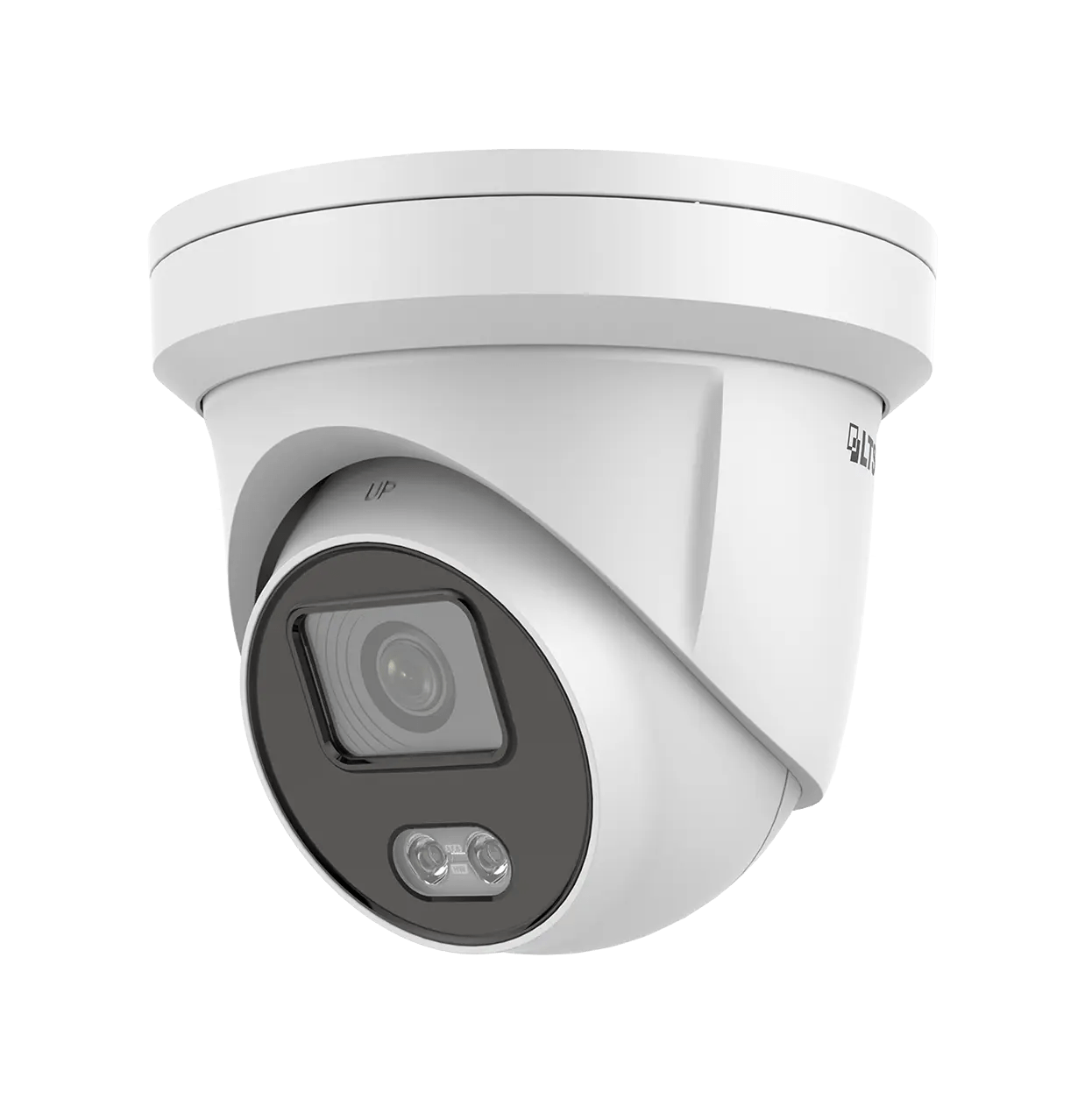 LTS Full Color Night Turret POE 4MP IPC, 2.8mm WDR with Microphone - Central Security