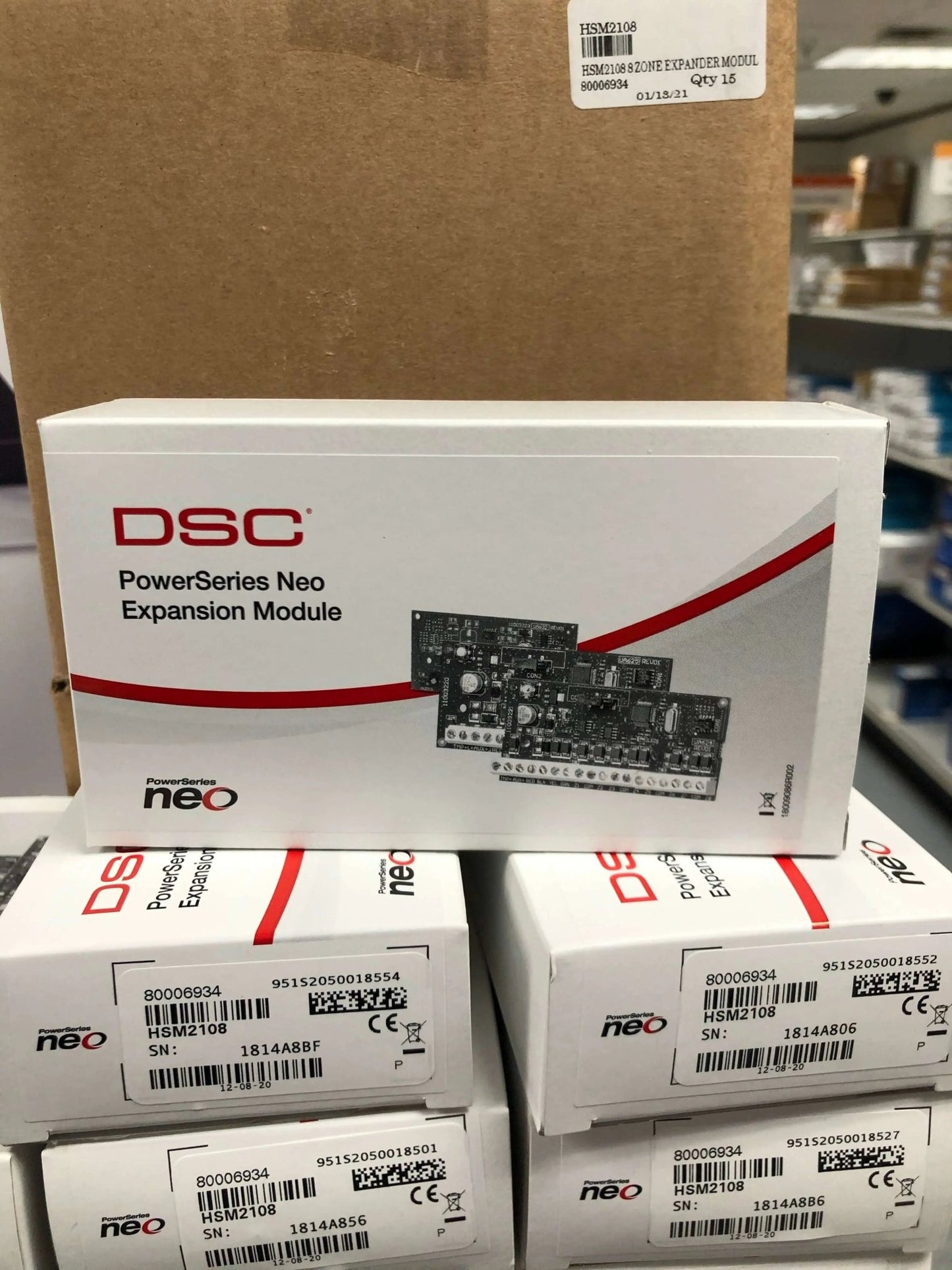 Neo PowerSeries HS2108 Hardwired Security 8 Zone Expansion Module - Central Security