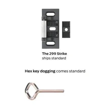 Von Duprin 99EO Panic Rim Exit Device 4' - Central Security