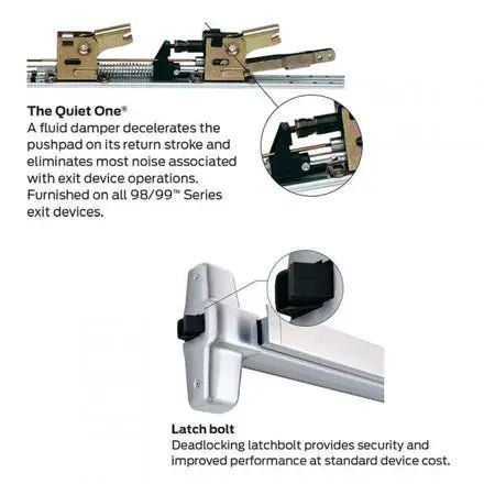 Von Duprin 99EO Panic Rim Exit Device 4' - Central Security
