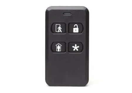 Wireless 4-Button Keyfob Remote Encrypted Series - Best Home Security Systems | Fire alarm & Burglar Alarms system Austin - Avenger Security