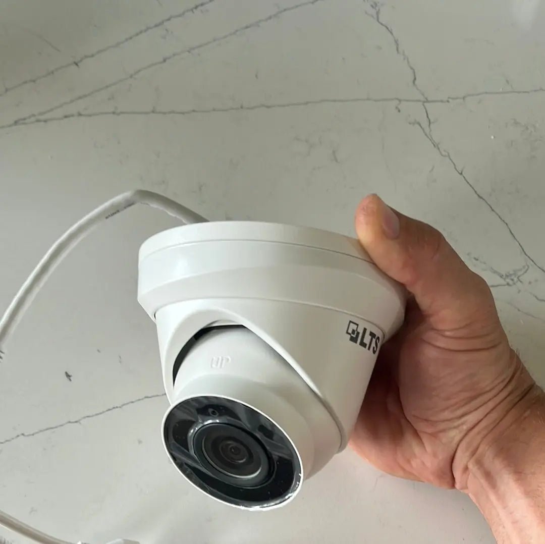 LTS Turret Camera Indoor/Outdoor 4MP IP67 Camera, 2.8mm Lens, POE, IR - Central Security