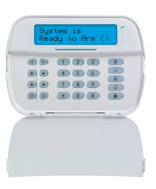 PowerSeries Neo Security Keypad Full Message LCD HardwiredWith Built-in PowerG Transceiver - Best Home Security Systems | Fire alarm & Burglar Alarms system Austin - Avenger Security