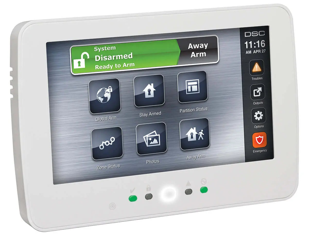 PowerSeries Neo Security Keypad 7 inch TouchScreen - Best Home Security Systems | Fire alarm & Burglar Alarms system Austin - Avenger Security